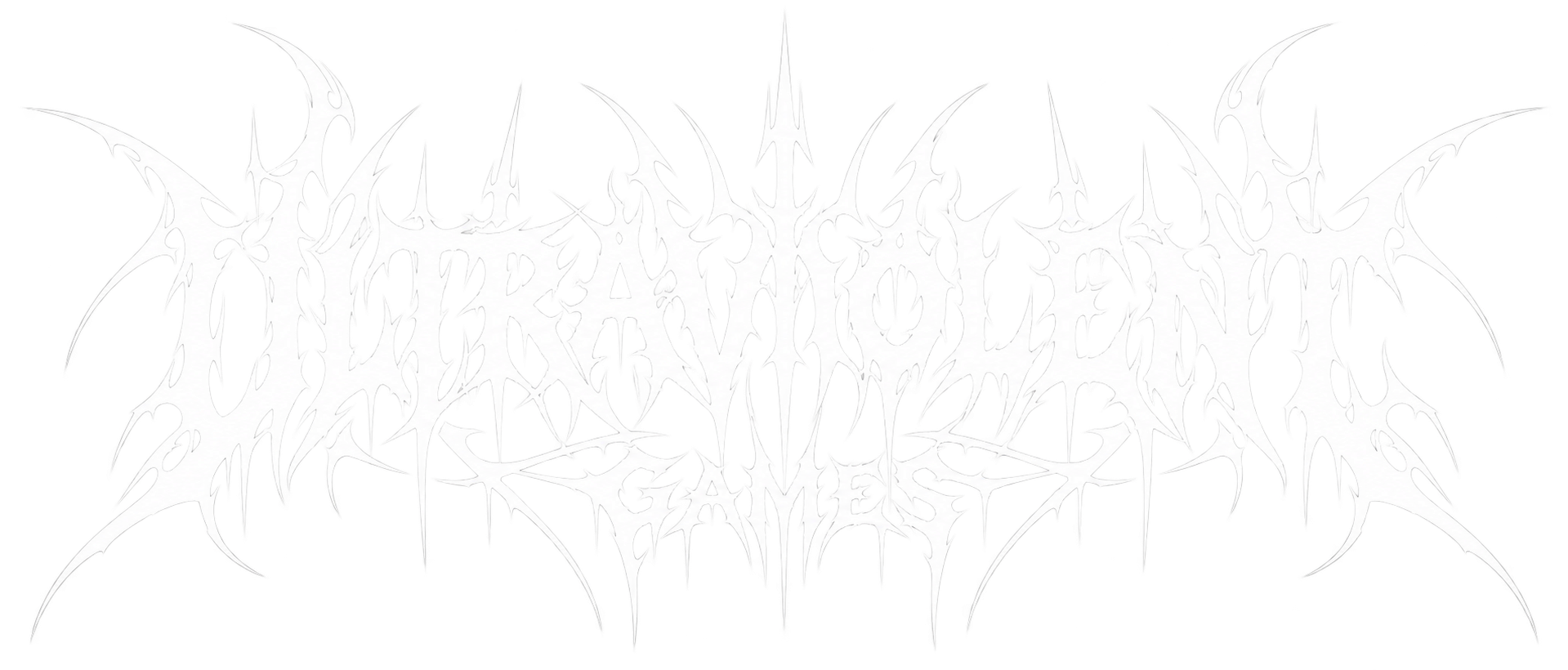 UltraviolentGames metal logo